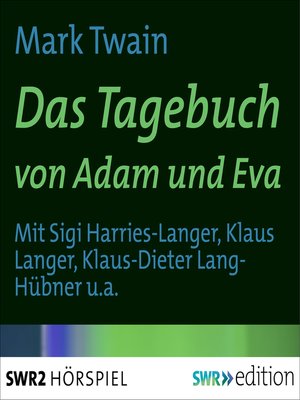 cover image of Das Tagebuch von Adam und Eva